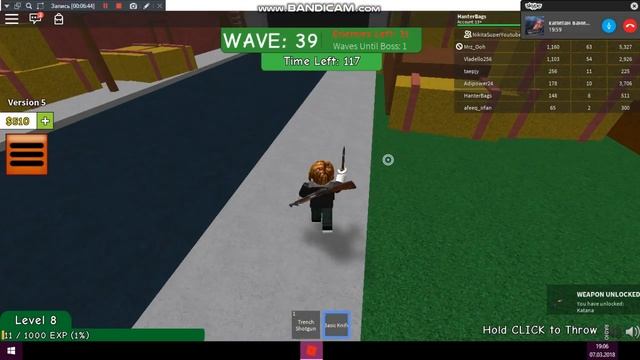 Roblox !! Выживаю в зомби апокалипсисе .. смотреть онлайн