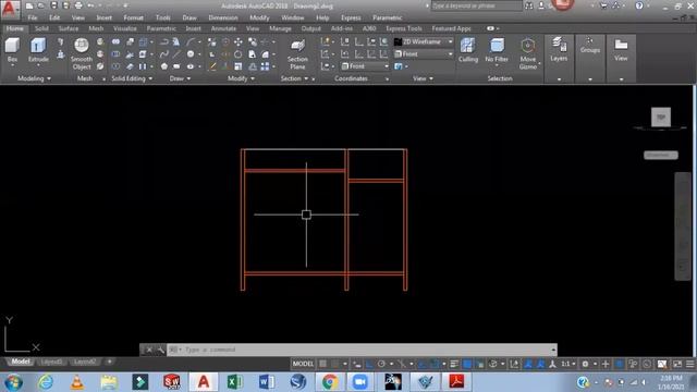 |HOW TO MAKE 3D MODEL OF COMPUTER TABLE IN AUTOCAD | AUTOCAD 3D TABLE WOOD WORKING | смотреть онлайн