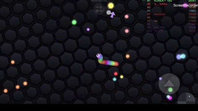 Rainbow snake! Slither.io смотреть онлайн
