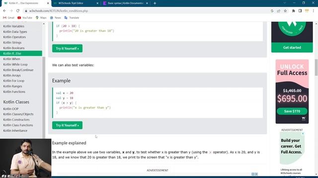 Conditions If Else Kotlin Android Development Urdu/Hindi Class 10 смотреть онлайн