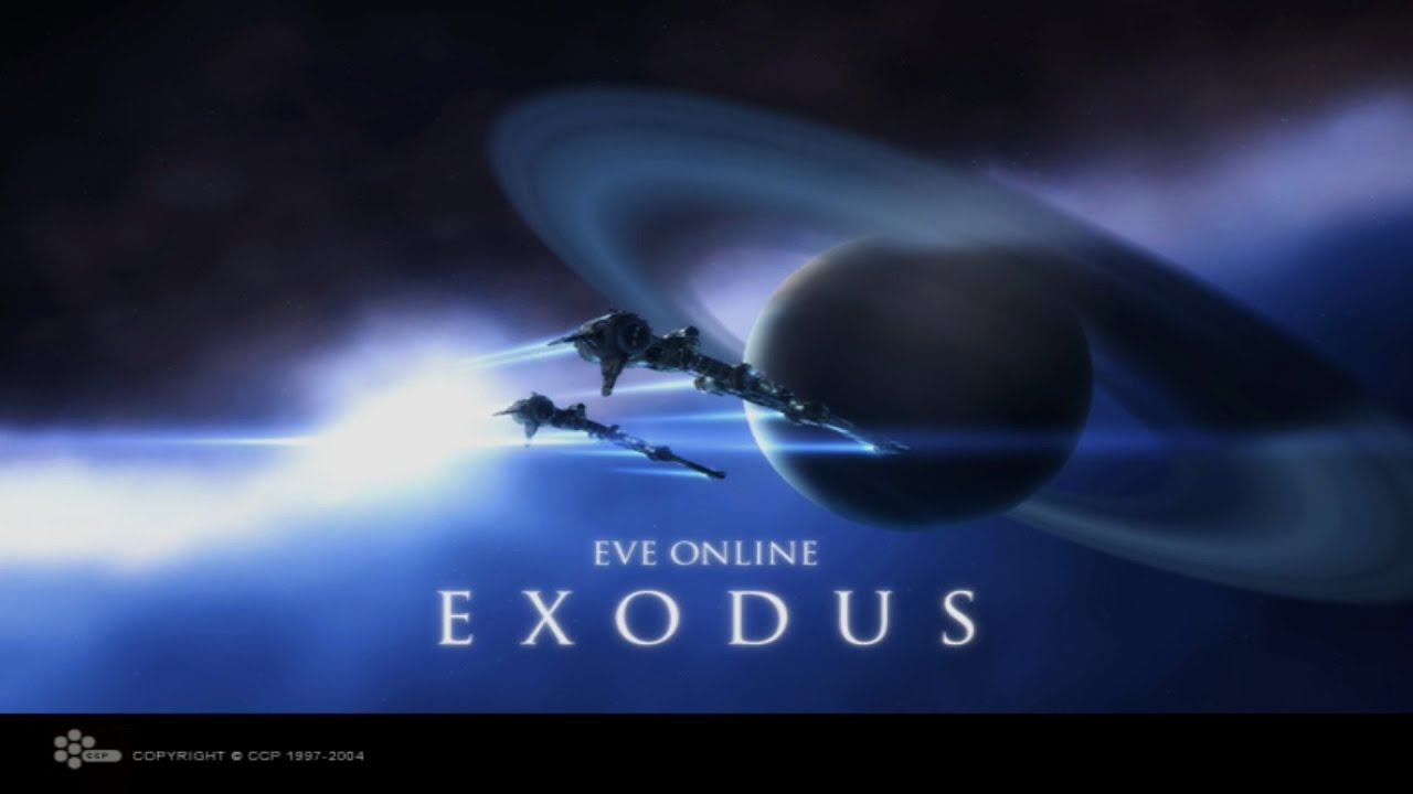 EVE Online Exodus login screen смотреть онлайн