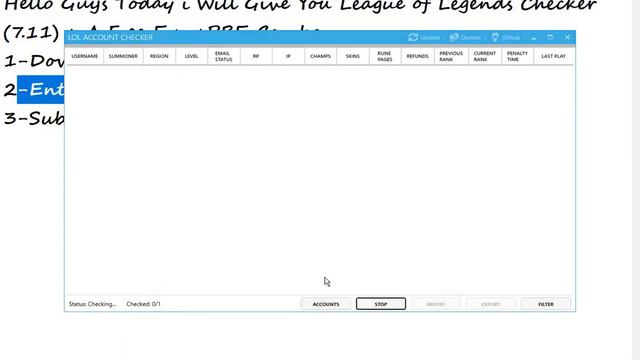 League of Legends 7.24 Checker For Free + PBE And EUW Combo смотреть онлайн