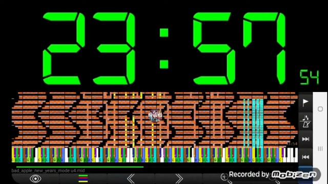 Black MIDI | Bad Apple New year mode 2021 (old 2019) 22 Million Notes ~ Orangepaprika 67 смотреть онлайн