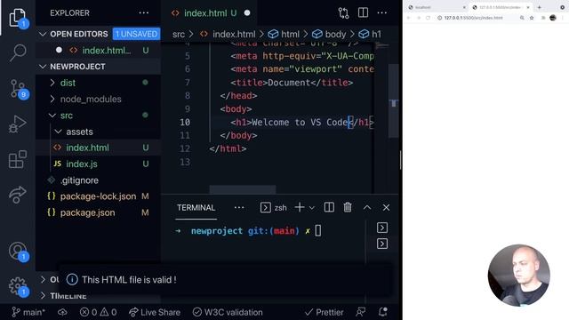 DevTips Daily: How to preview your work in VS Code with Live Server extension смотреть онлайн