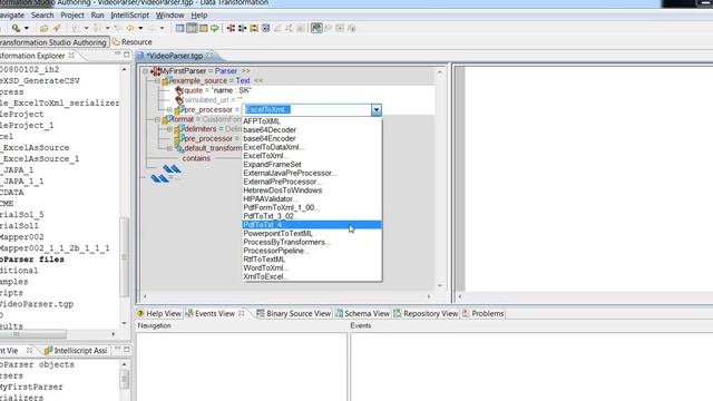 Parser in B2B Data Transformation смотреть онлайн