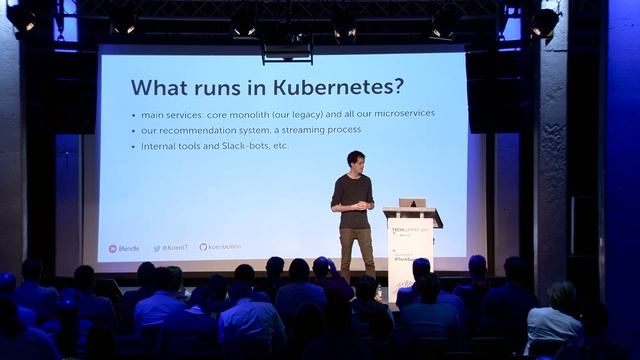 Kubernetes in production since 0.9. , K. Bollen, Blendle, TechSummit Amsterdam смотреть онлайн
