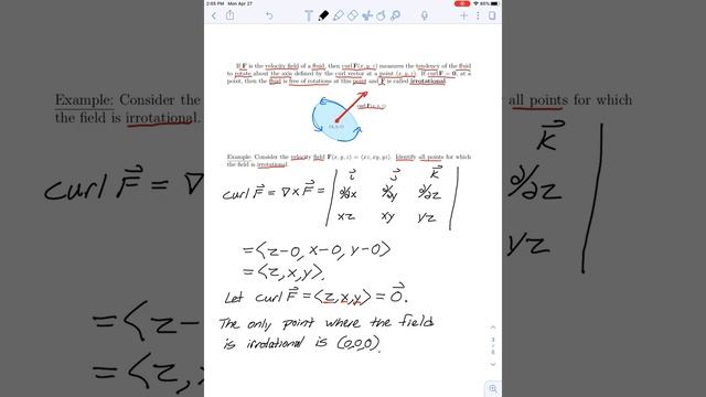 MAT 2214 Section 6.5 Divergence and Curl смотреть онлайн