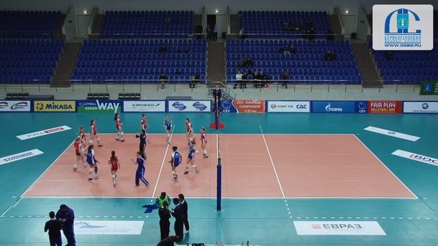 Czech volleyball team dance after the successful qualifying to CEV ME U18 смотреть онлайн