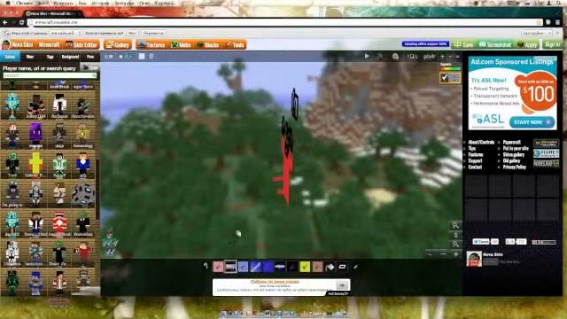 как сделать свой Skin для minecraft на imac смотреть онлайн
