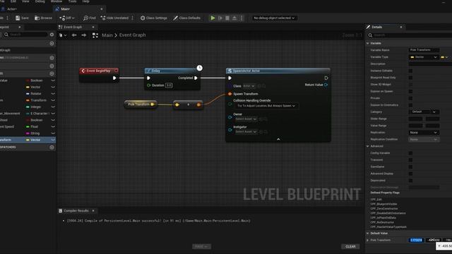 UE5 Blueprints Tutorial 042-2 Node: Spawn Actor from Class смотреть онлайн
