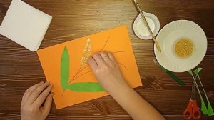 Мастер-класс по аппликации "Мимоза"