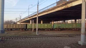 Москва из окна поезда перегон D1 Лианозово - D1 Марк Московский транспорт|Железная дорога|РЖД