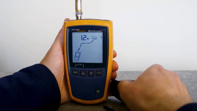 Fluke Networks MicroScanner 2 TDR Lan Cable Tester смотреть онлайн