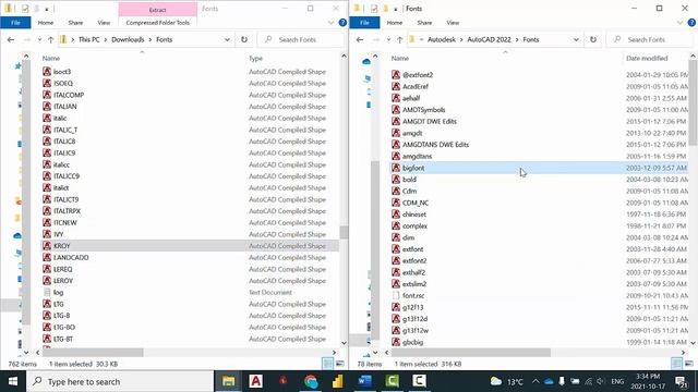 Install SHX Fonts | SHX Fonts | AutoCAD Tips In 60 Seconds