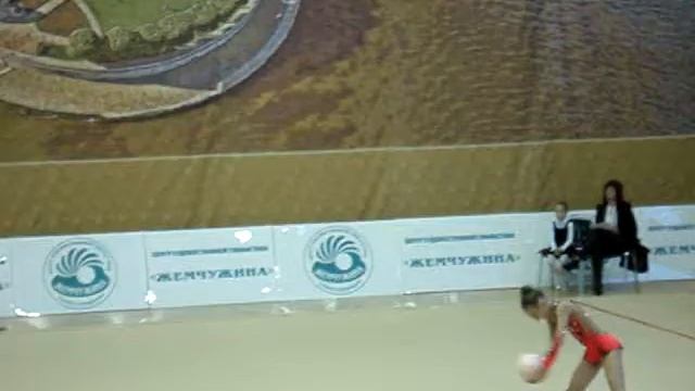 Диана Гресь 2001 (Ставрополь) _мяч _Жемчужины Спб 2013 смотреть онлайн