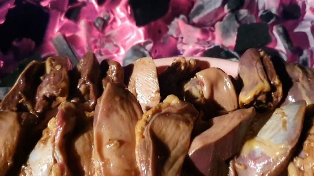 Шашлык из утиных желудков ??????