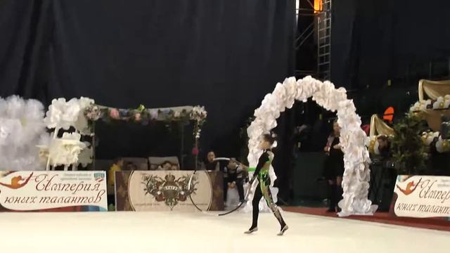 Сычинская Юлия (обруч) 2006-Кат.А 08.03.15 "Империя юных талантов" Художественная гимнастика смотреть онлайн