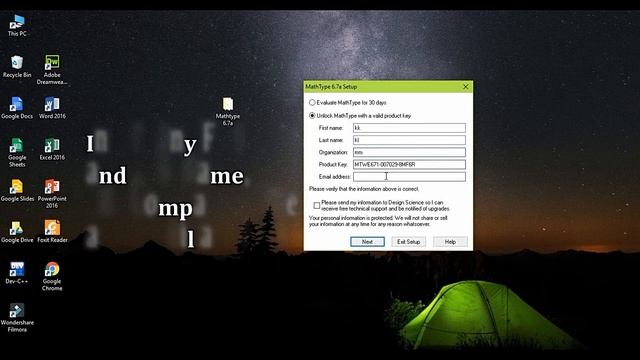 Mathtype | How to install mathtype-Equation Editor | FULL with SERIAL KEY смотреть онлайн