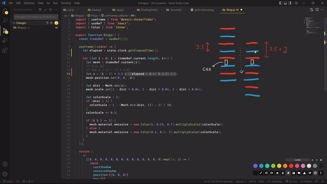 Create a 3D car show with React Three Fiber and Three.js [ Tutorial part 4 ] смотреть онлайн
