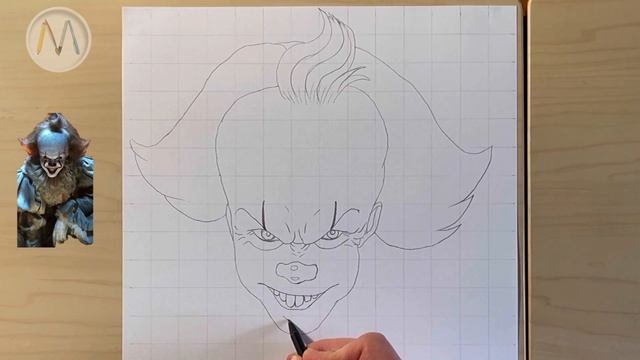 Клоун ? Пеннивайз из Оно рисуем на Хеллоуин ? / Halloween drawing Pennywise смотреть онлайн