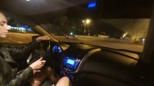 НАСТЯ ЗА РУЛЕМ. СОЛЯРИС НА МЕХАНИКЕ