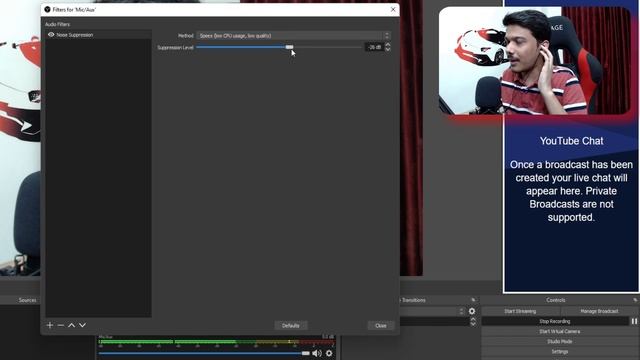 OBS Mic Settings in Hindi | No Background Noise , No Hissing Sound смотреть онлайн