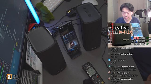 [直播] Creative T100 Hi-Fi 2.0 Speakers 開箱 及 試聽 (另有頻道重要宣布) смотреть онлайн