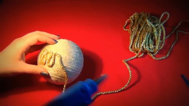 Проект "Новый Год" - Новогодние Шары из Бечевки и Декоративного Шнура смотреть онлайн