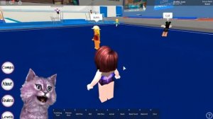 КОШКА ЛАНА ХУДЕЕТ К ЛЕТУ ГИМНАСТИКА в роблокс roblox Gymnastics Gymnasium