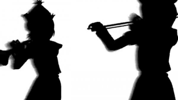 Bad Apple but the lyrics are describing what happens in the video