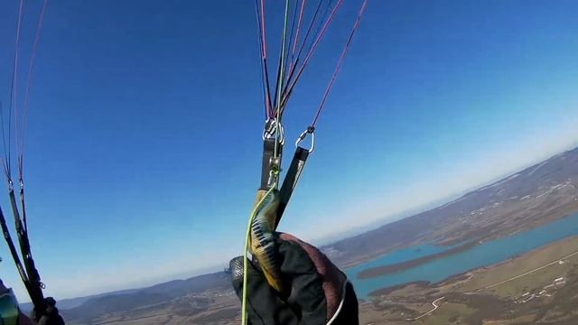 Календы-Баир. Полеты на параплане в Крыму. Март 2018 смотреть онлайн