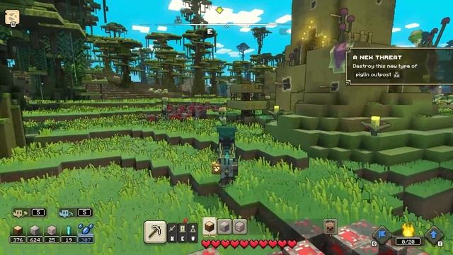 All Homesteads from Minecraft Legends: Gameplay + Cutscenes! смотреть онлайн