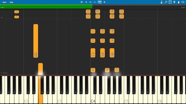 Elton John - Tiny Dancer Piano Parts ONLY - Tutorial смотреть онлайн
