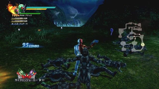 Kamen Rider Battride War Genesis - W & Ryugen Gameplay - HELL