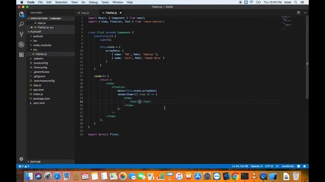 #1 React Native Tutorial: Membuat Aplikasi Pertama смотреть онлайн