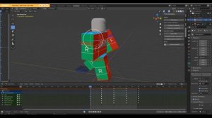 Roblox Blender Tutorial: How to make a walk animation.
