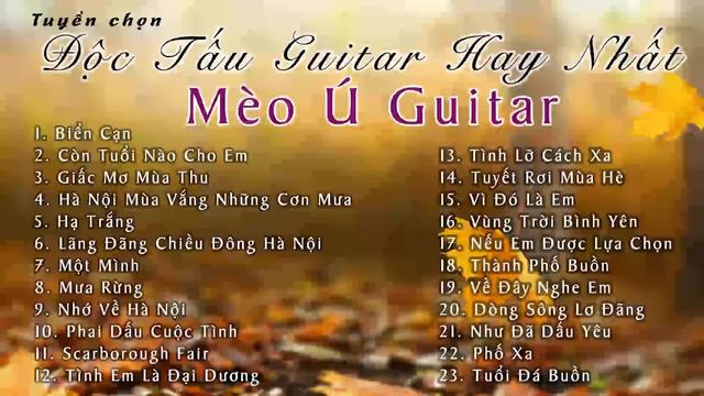 Tuyển Chọn Nhạc Độc Tấu Guitar Hay Nhất | Mèo Ú Guitar смотреть онлайн