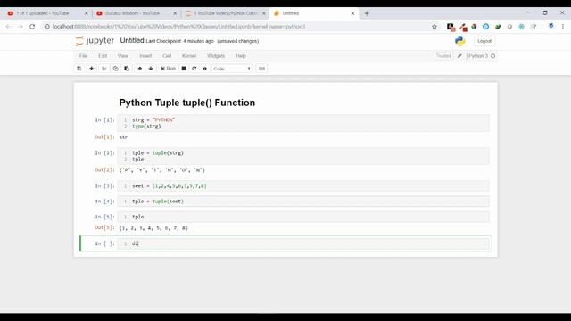 48-Python Tuple tuple() Function смотреть онлайн