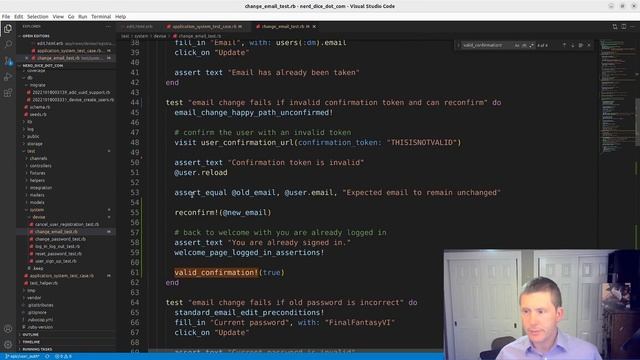 Write System Tests for Devise Reconfirm Email and Refactor Shared Code into a Testing Concern смотреть онлайн