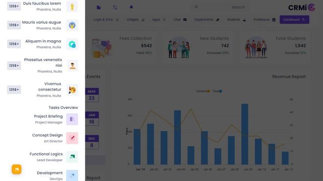 University Bootstrap 5 Admin Dashboard UI Kit Template with Light RTL Theme смотреть онлайн