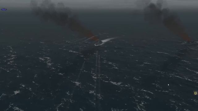 Atlantic Fleet | Battle of Atlantic | Part 6 (Battleship V Battleship) смотреть онлайн