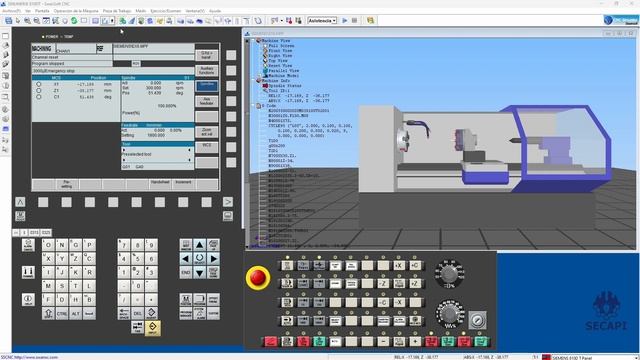 ??01. PARTES PRINCIPALES DEL TORNO CNC E INTERFAZ DE USUARIO #cnc #cncsoftware #tornocnc #torno
