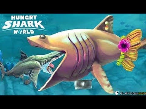 Hungry Shark World - Megalodon Vs Basking Shark