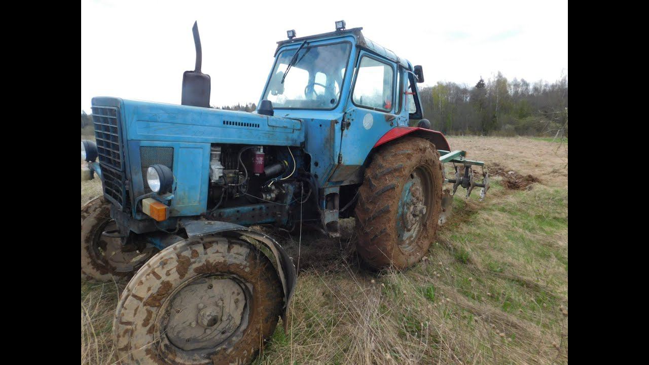 Утопили трактор с ДИСКАМИ.В поле не заехать!!!Тяжело вытащили. смотреть онлайн