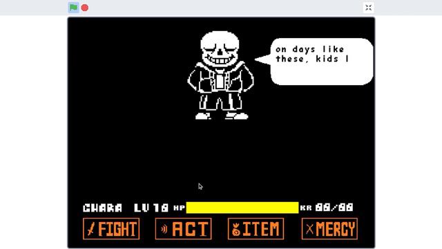 Undertale Scratch edition (Undertale Rejuvenation) смотреть онлайн