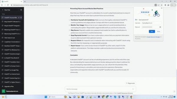 my chatgpt account is blocked