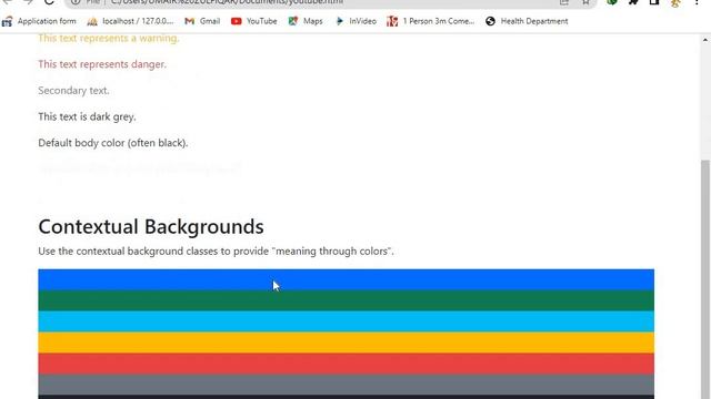 How To Use Color and Background Color In Bootstrap 5 || Bootstrap Tutorial Lec 5 || 2023 || смотреть онлайн