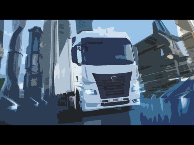 Euro Truck Simulator 2 (ETS2) - Купил КАМАЗ К5. Зимний дальнобой по югу России. Всё замело снегом смотреть онлайн