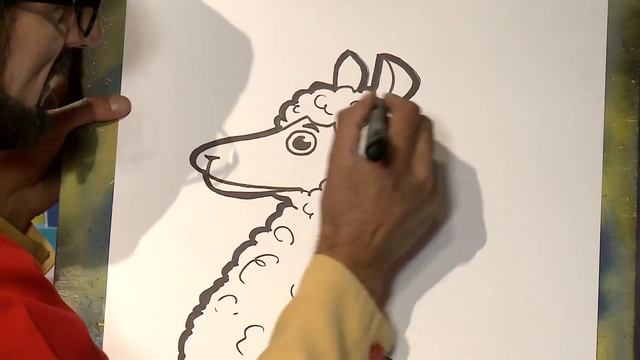 Multiknik How To Draw Lama | Painting and Coloring for Toddlers N477 смотреть онлайн