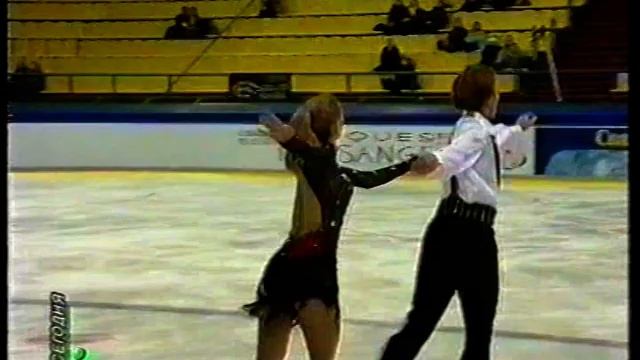 Tatiana Navka & Roman Kostomarov RUS - 2001 Russian Figure Skating Nationals Original Dance смотреть онлайн